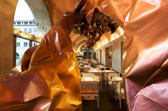 Ресторан Kwint, Брюссель, дизайн Арне Куинзом (Arne Quinze)