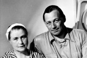 Aino and Alvar Aalto, 1940s, photo Herbert Matter